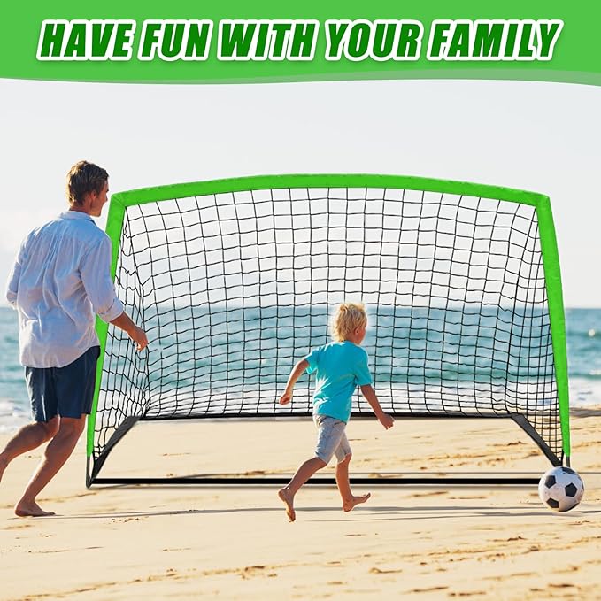 KTRIO Soccer Goal Soccer Net 6x4 ft