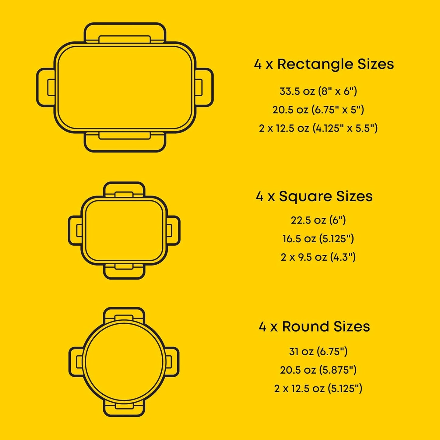 JoyJolt 24pc Borosilicate Glass Storage Containers with Lids | 12 Airtight/Freezer Safe Food Storage Containers for Pantry and Kitchen | Meal Prep Container for Lunch | Glass Tupperware Set