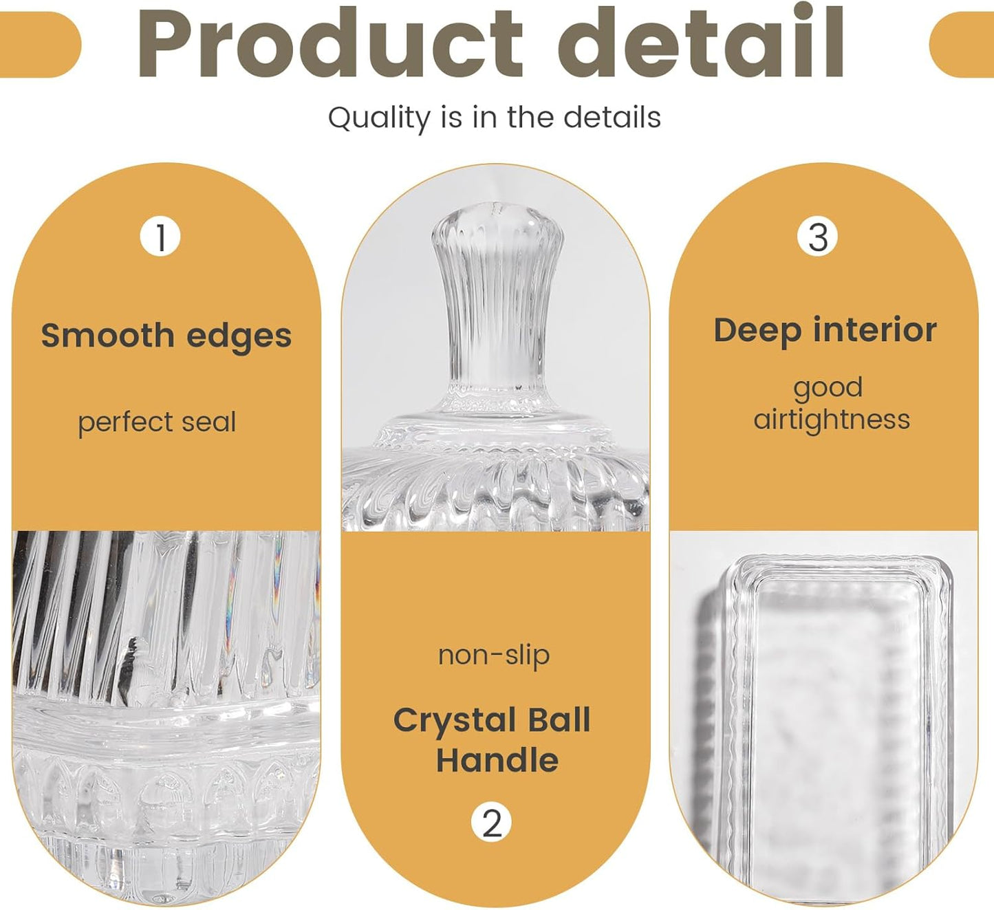 Wide Glass Butter Dish with Cover for Countertop,Vintage Crystal Butter Keeper for Counter,Covered Glass Butter Holder,Butter Holder for Refrigerator,Butter Tray with Two Stick 4oz Butter