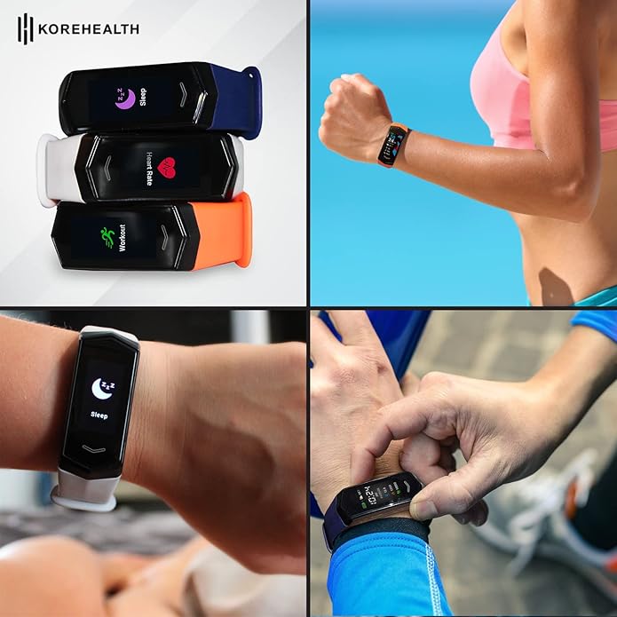 Kore 2.0 Elite Fitness Tracker Replacement Band - Soft, Comfortable Fitness Watch Wristband