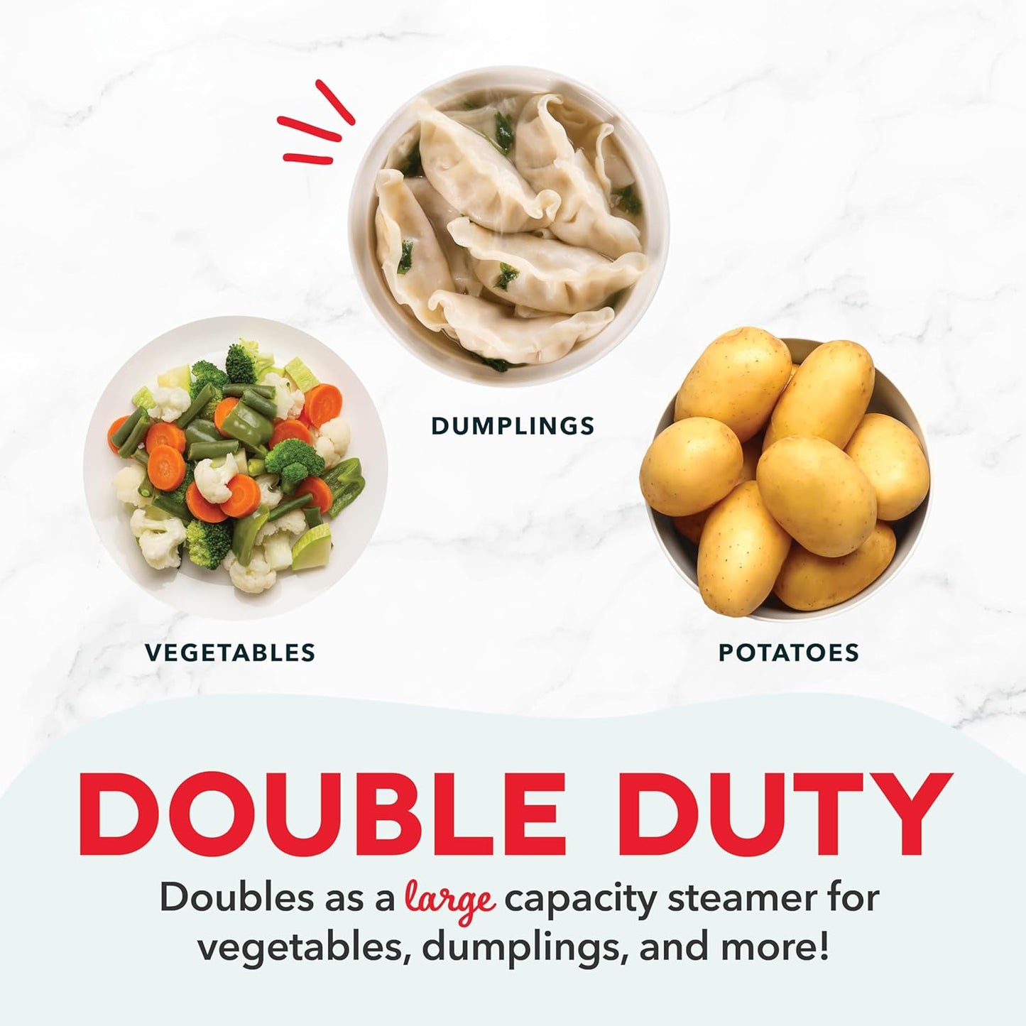 DASH Deluxe Rapid Egg Cooker for Hard Boiled, Poached, Scrambled Eggs, Omelets, Steamed Vegetables, Dumplings & More, 12 capacity, with Auto Shut Off Feature - Black