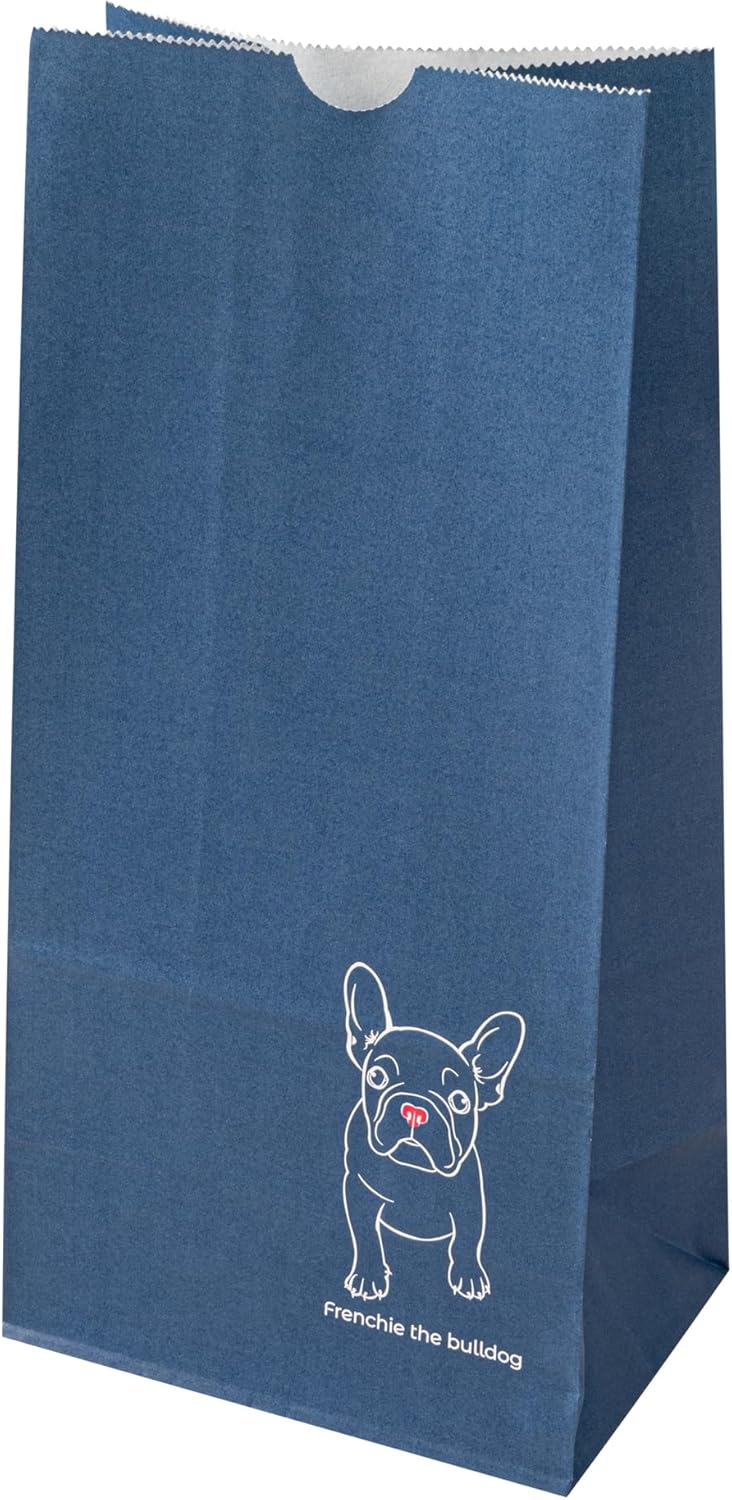 Restaurantware Bag Tek 8 LB Disposable Lunch Bags 100 Sturdy Take Out Bags - Flat Bottom Great For Restaurants Cafes And Bakeries Frenchie Paper Popcorn Bags Versatile For Grocery And More