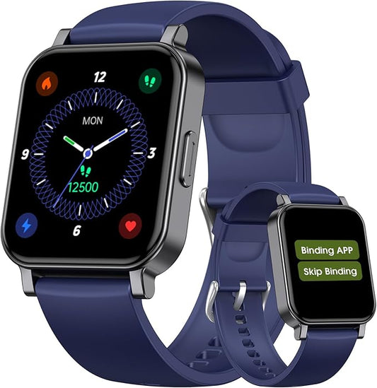 Kummel Smart Watch for Girls Boys Teens No App/Phone Required, Fitness Watches for Kids with Heart Rate, Sleep Monitor, Step Counter, Calories Tracker, Pedometer Waterproof Watch, Lightweight