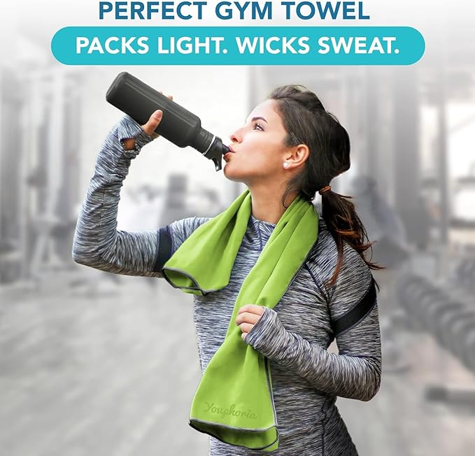 Youphoria Microfiber Travel Towel Fast Drying Lightweight -