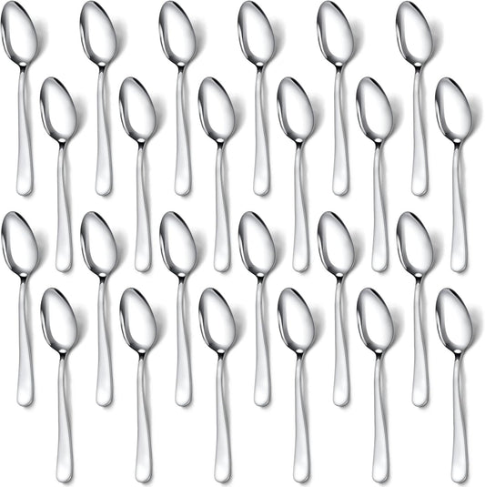 Coffee Spoons, 24-Piece Espresso Spoons, 4.7-Inch Small Spoon for Coffee, Tea, Desserts & Appetizers, Dishwasher Safe