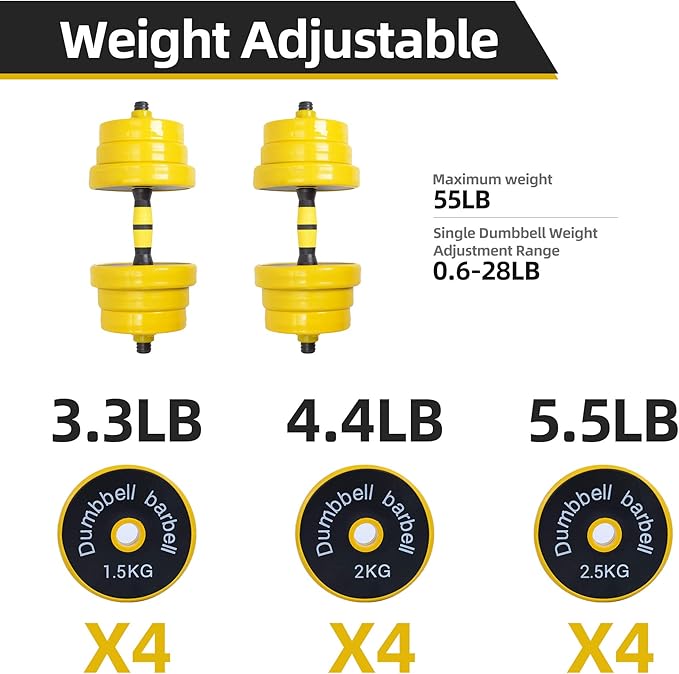 Nice C Weights 20-40-50-70LB 3-in-1 3-in-1 set,