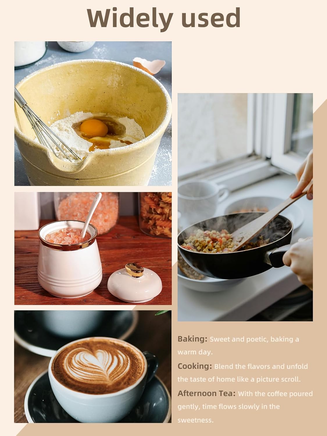 HAOTOP 12oz Sugar Bowl with Lid and Spoon,Simple Ceramic Sugar Jar Sugar Container Sugar Dispenser Coffee Bar Accessories, Modern Kitchen Countertop Canisters, White