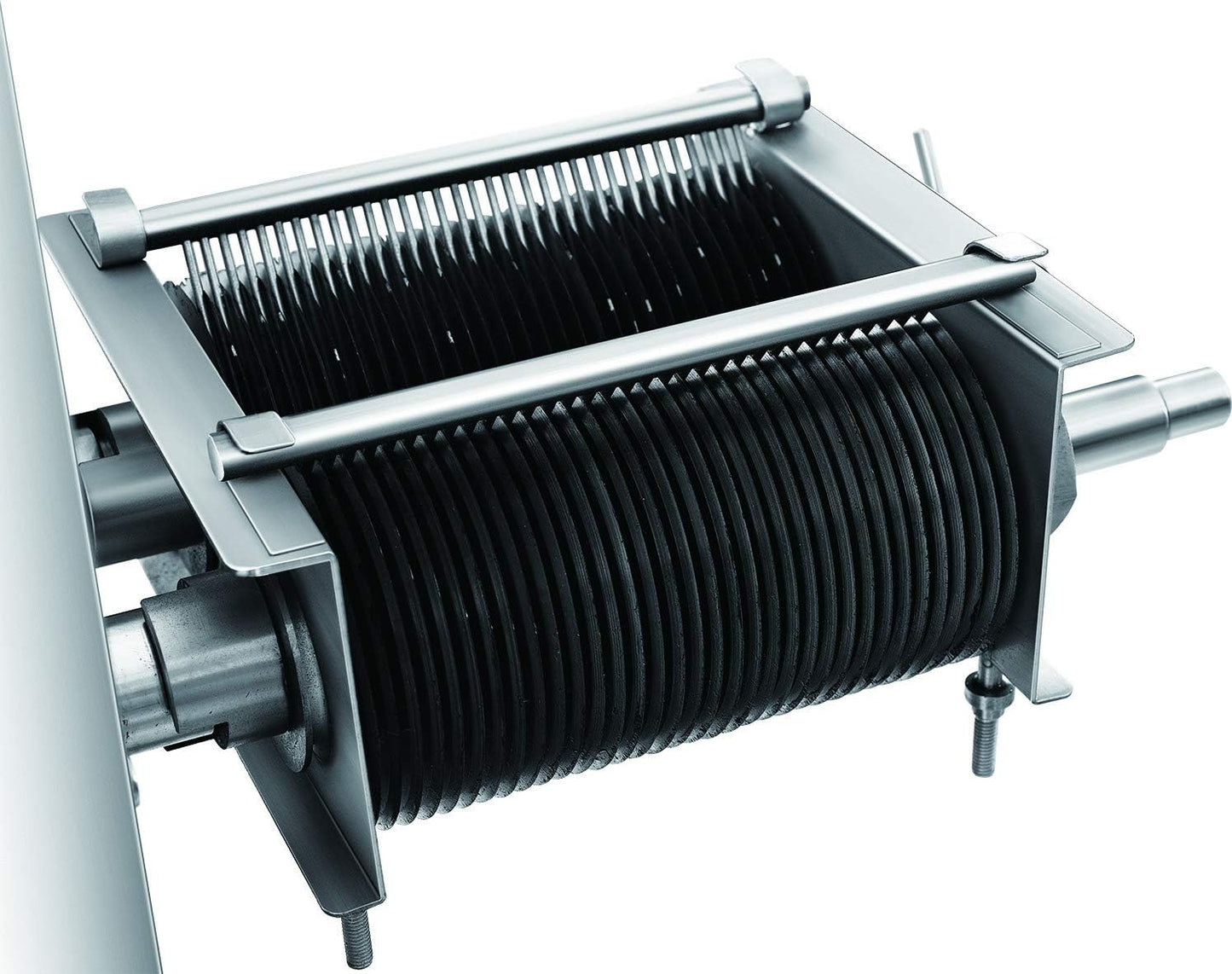 KWS SP-68 Commercial 1950W Meat Slicer 794 lbs/hr Floor Model Stainless Steel Fresh Meat Slicer Electric Meat Cutting Machine for Restaurant/Deli/Butcher Shop (5mm)