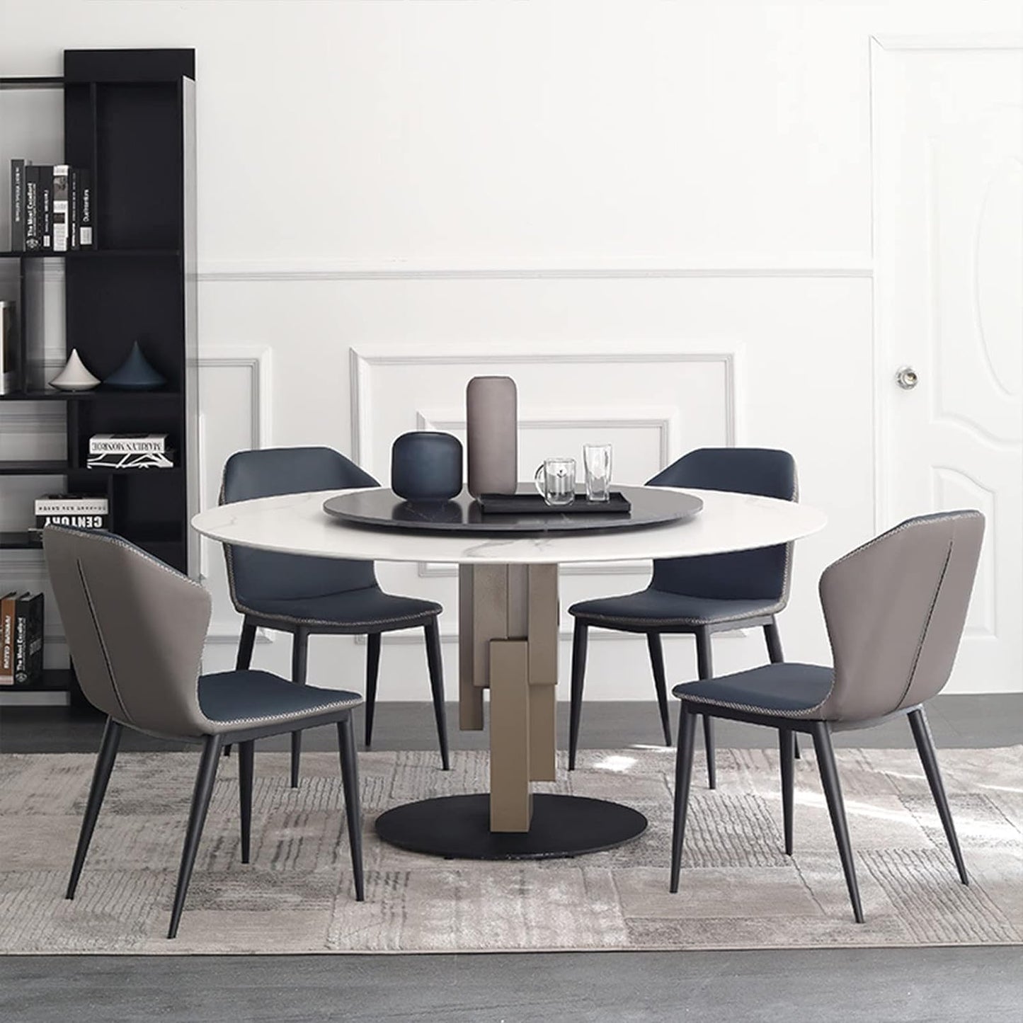 Lazy Susan Hardware Metal Rotating Turntable Bearings Swivel Plate Hardware for Dining-Table and Workbench (16 Inchs) …