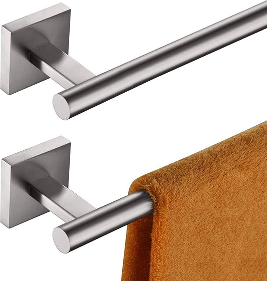 KOKOSIRI Towel Holder Bathroom Accessories Towel Bar 24 Inch, 2 Pack B4005BR-L24-P2