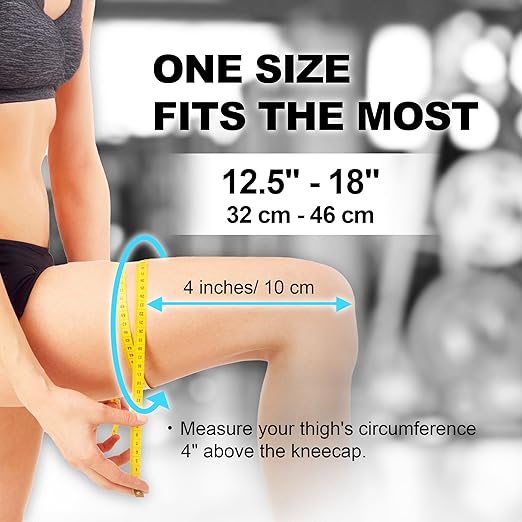Knee Brace for Women & Men, Tested Skin-Friendly, Breathable Knee Brace for Meniscus Tear with Removable Side Stabilizers & Patella Silicone Pad for Knee Stability, Knee Support