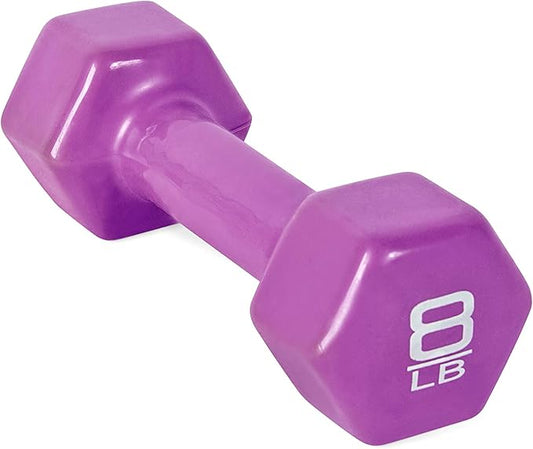 CAP Barbell Vinyl Coated Dumbbell | 1-15 LB Single or Pair