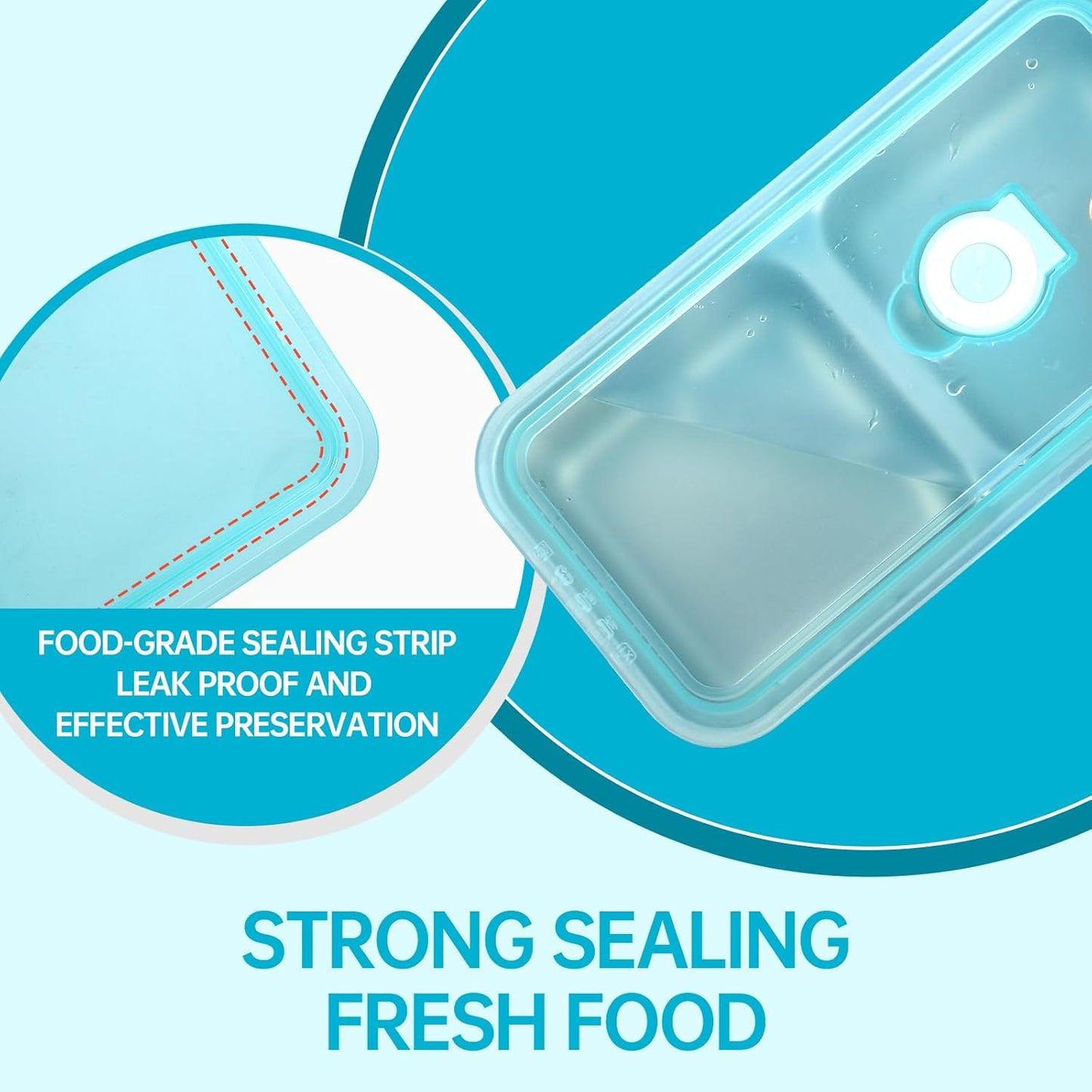 4 Pack Stainless Steel Snack Containers Reusable, Grab and Go 2 Compartment Food Storage Containers with Leakproof Lids for Travel and Outdoor Camping School Lunch Prep Dishwasher Safe 7.9" Size