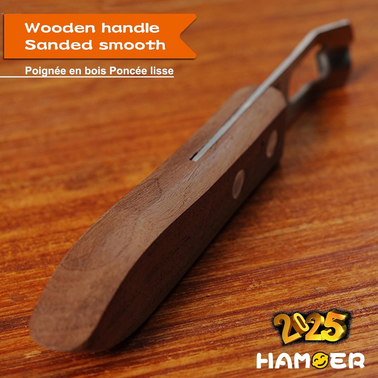 Channel Knife Zester - Fruit and Vegetable Tool for Decorating Cocktails, Desserts, and Salads Stainless Steel Tip 2 PACK