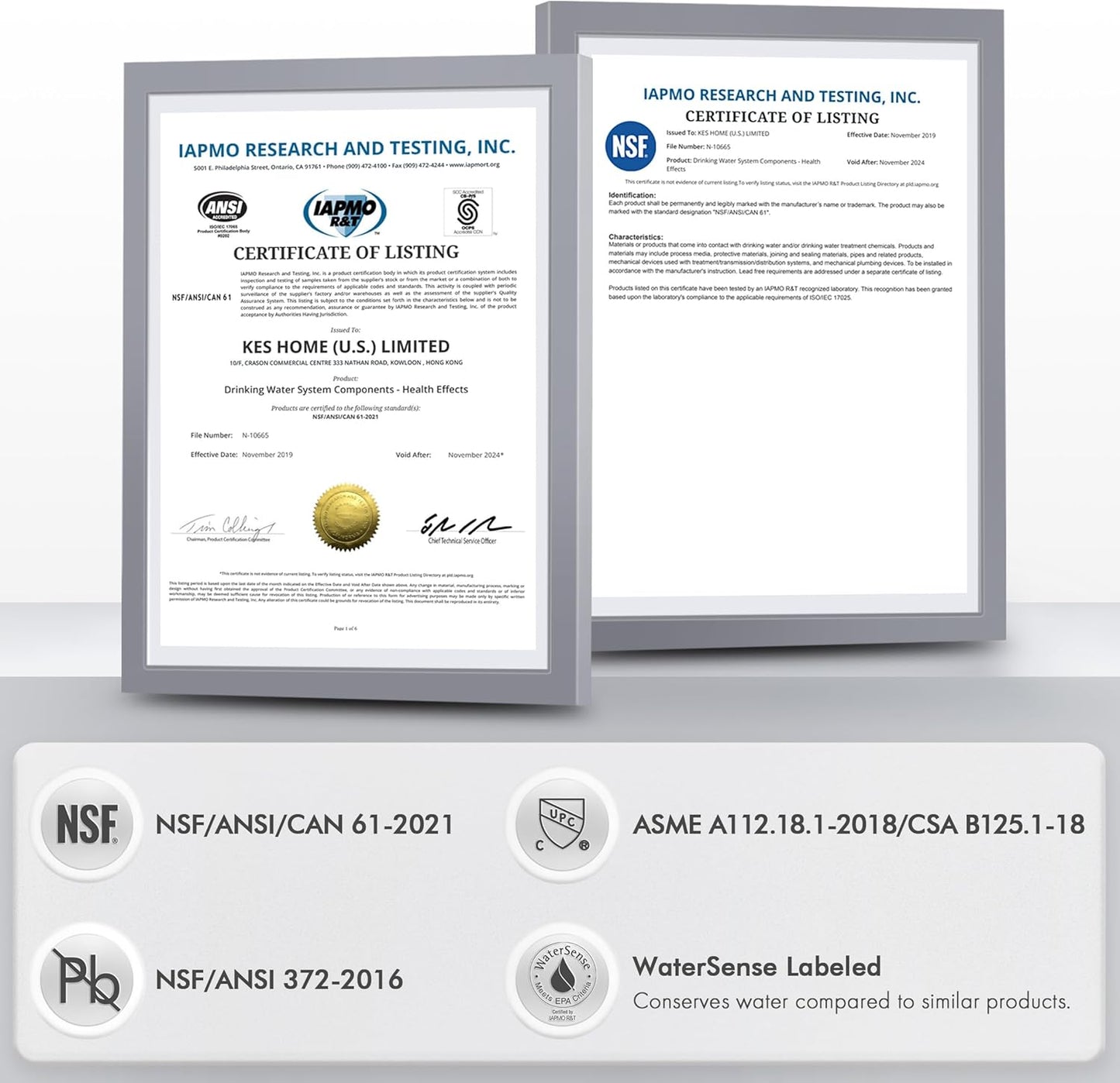 KES Vessel Sink Faucet, Black Bathroom Faucets, Tall Bathroom Faucets with Sink Drain with Overflow, L3156BLFF12-BK-C1