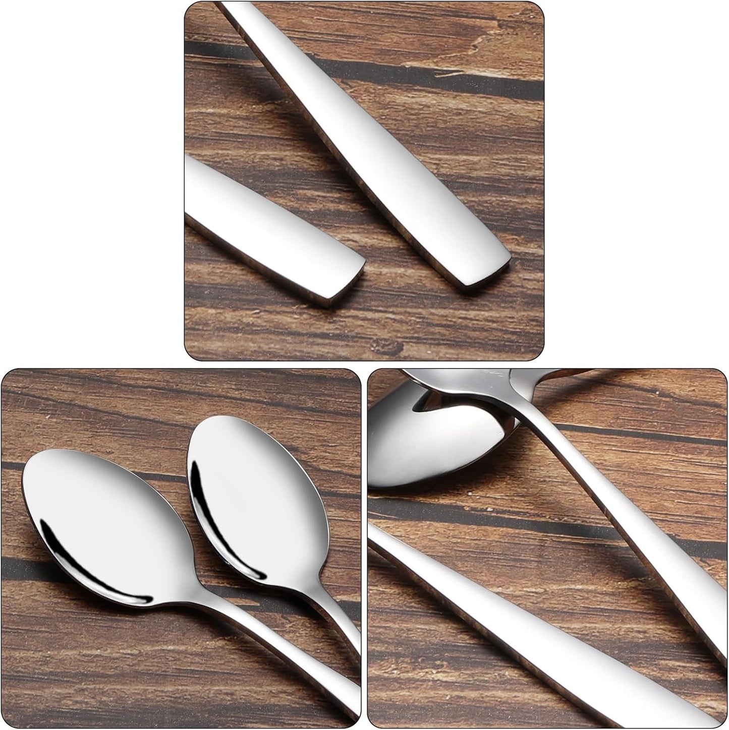 Stainless Steel Tea Spoons, 12-Piece Small Spoon
