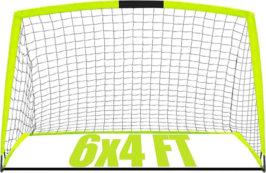 KTRIO Soccer Goal Soccer Net 6x4 ft