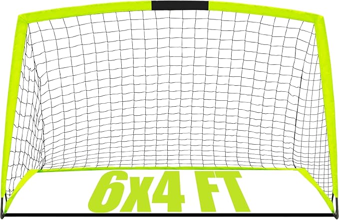 KTRIO Soccer Goal Soccer Net 6x4 ft