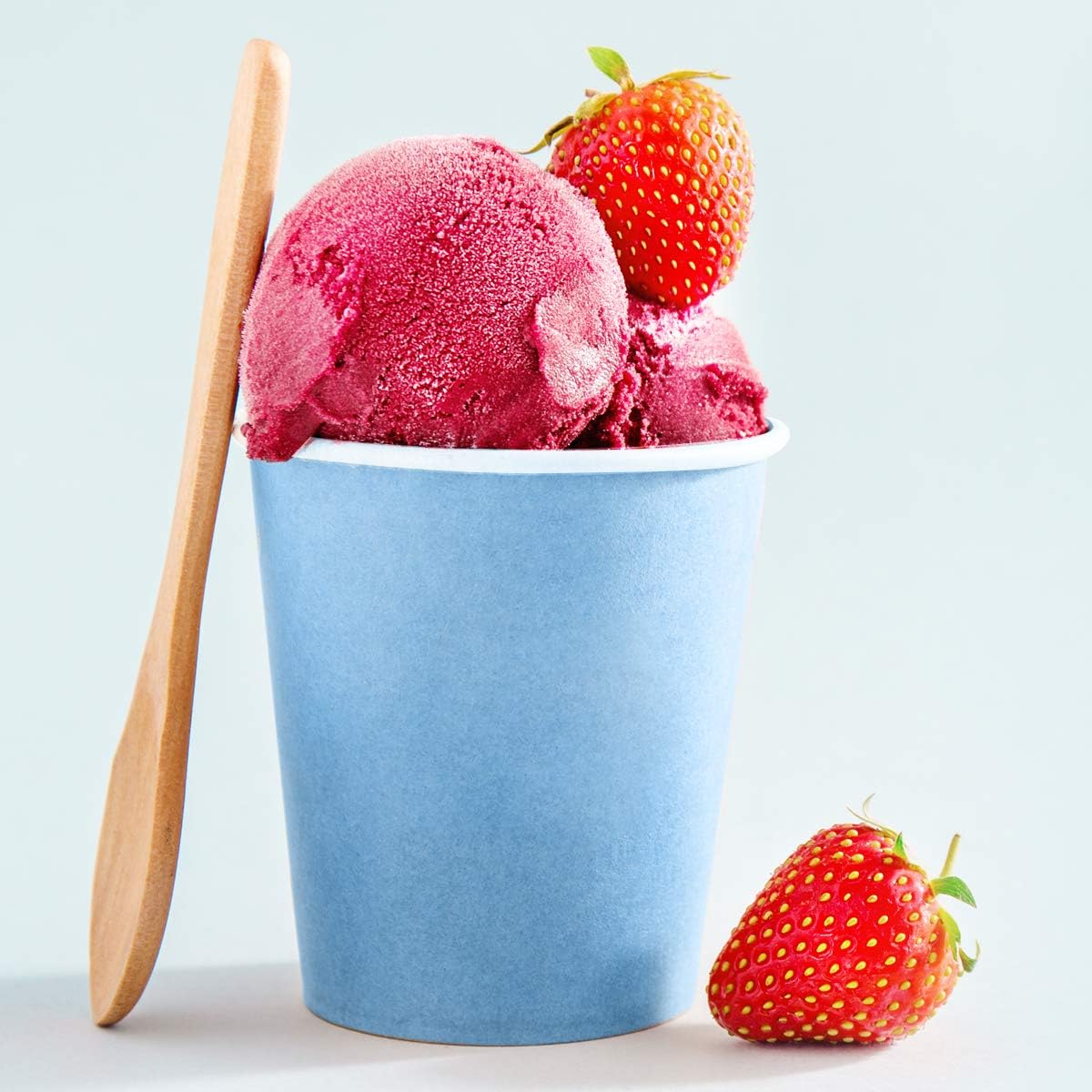 Turbo Bee 600 Pack 3 oz Disposable Paper Cups,Hot/Cold Beverage Drinking Cup,Small Blue Paper Cups for Bathroom and Mouthwash