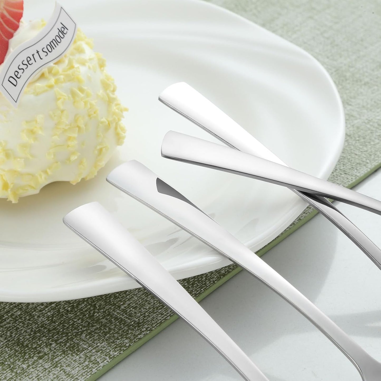 Unokit 36-Piece Tea Spoons Set, Stainless Steel, Mirror Polished, Dishwasher Safe