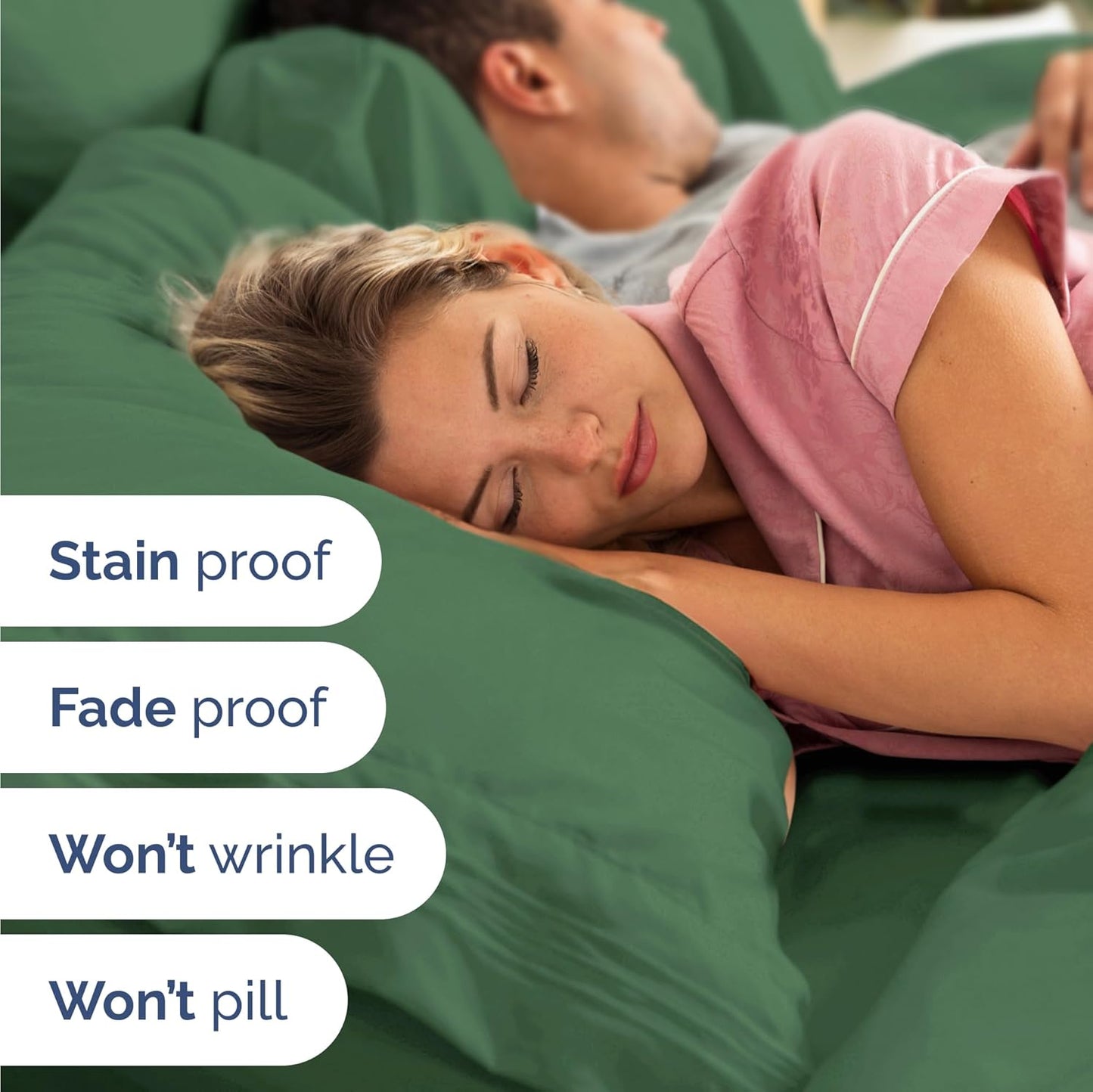 Twin Size 3 Piece Sheet Set - Comfy Breathable & Cooling Bed Sheets Set - Hotel Luxury Bedding for Women, Men, Kids, Teens, Boys & Girls - Deep Pockets, Soft, Wrinkle Free - Oeko-Tex - Emerald Green