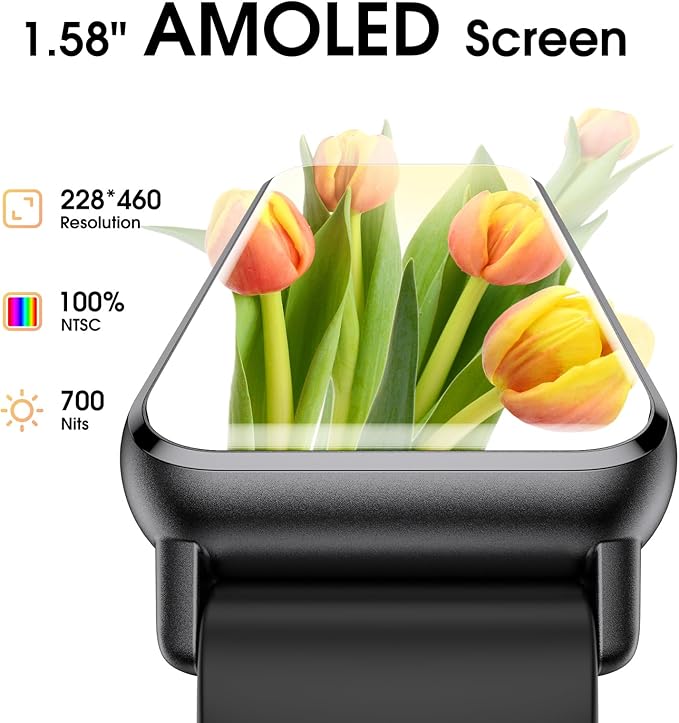 Long Battery Pedometer Watch 14 Days Battery Life, Slim Design No App/Phone Required Fitness Tracker, 50 Meters Waterproof Smart Watch, Heart Rate & Blood Oxygen Monitor Step Counter for Men Women