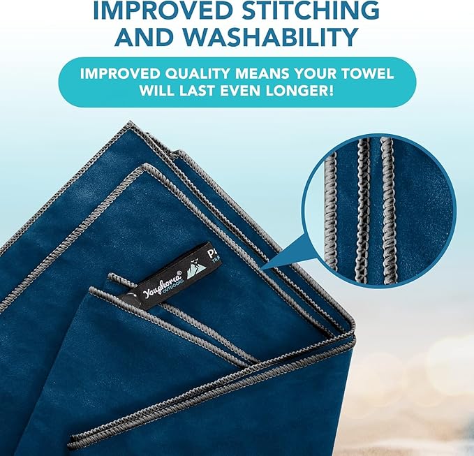 Youphoria Microfiber Travel Towel Fast Drying Lightweight -