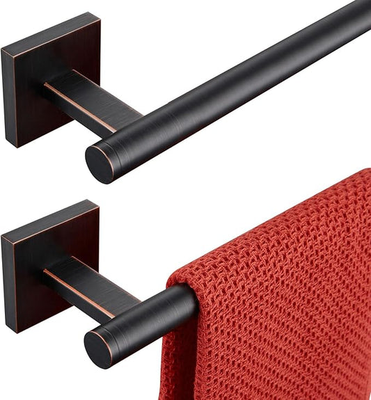 KOKOSIRI Towel Bar Bathroom Towel Holder for Bath 20 Inch, 2 Pack B4005ORB-L20-P2