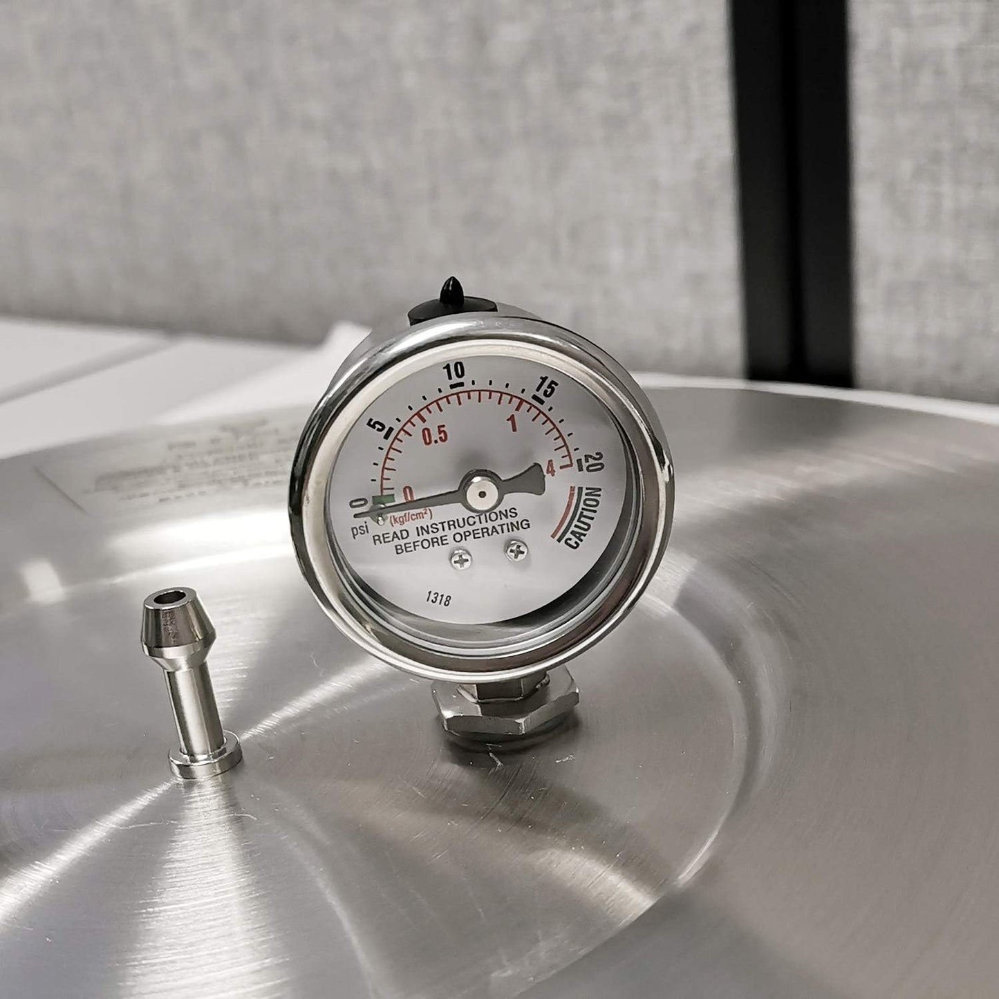 BUFFALO Stainless Steel Pressure Cooker_All Series (Accessory, Pressure Gauge - Fits 37 Quart)