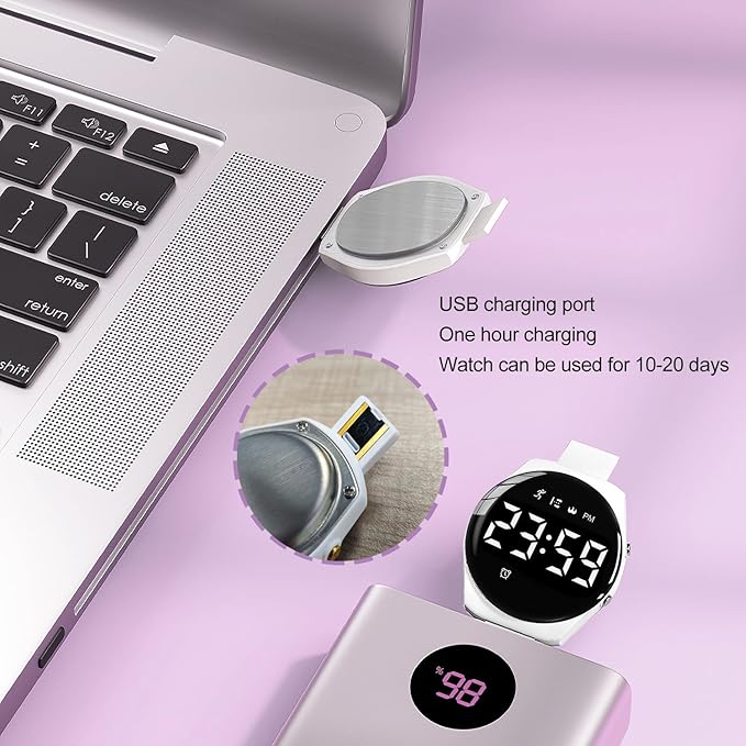 Kids Watches for Girls Boys Digital Sport Watch with Step Counter Pedometer Vibration Alarm Clock, No App Waterproof Fitness Tracker Kids Watch Boys Girls Teens Students Ages 5-16