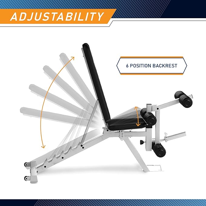 Marcy Adjustable Weight Bench w/Dual Leg Developer
