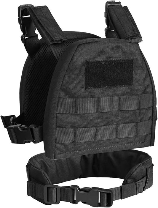 KODENOR Kids Molle Airsoft Paintball Combat Vest with Waist Belt Outdoor Training