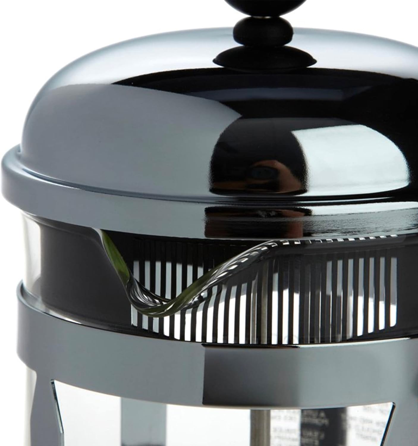 Bodum 17oz Chambord French Press Coffee Maker, High-Heat Borosilicate Glass, Polished Stainless Steel – Made in Portugal