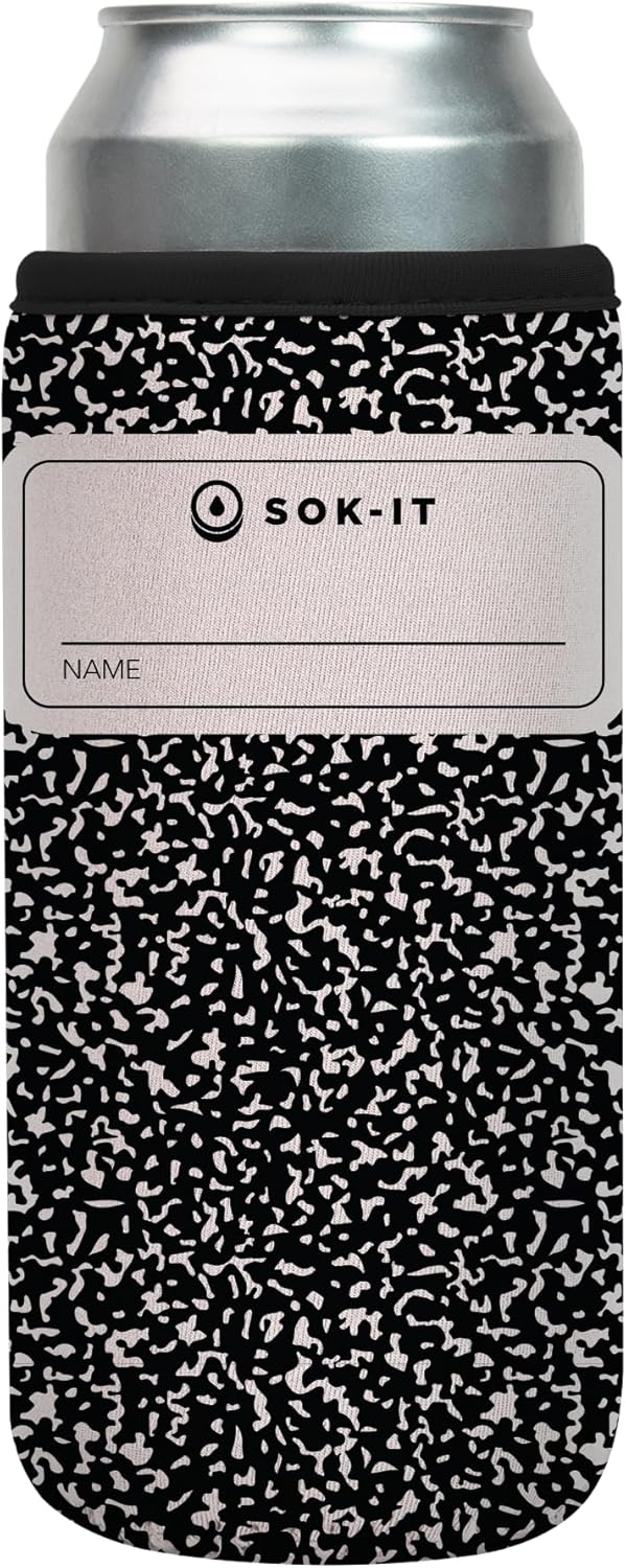 Sok It CanSok Sleeve for Beer & Soda Insulated Neoprene Cover (Compose Yourself, 25oz Can Sleeve)