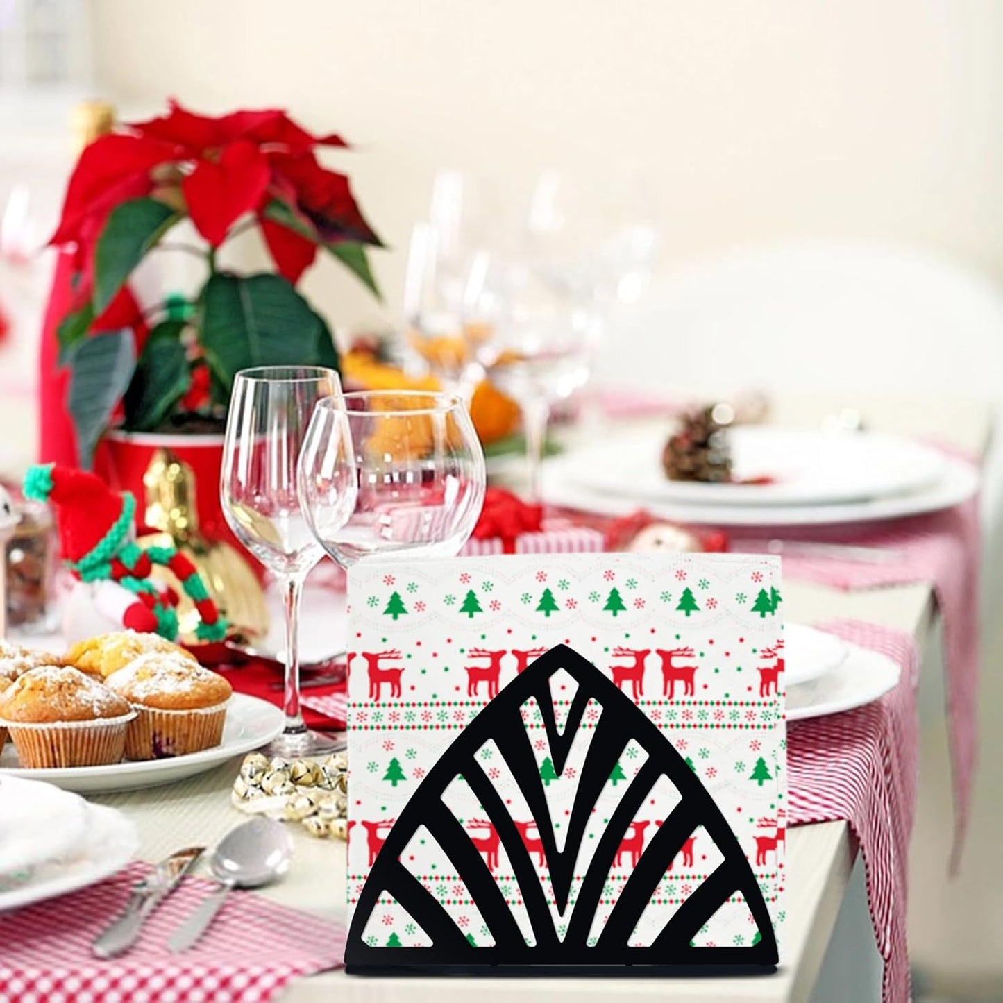 Resama Coffee Filter Paper Holder - Stylish Organizer with Leaf Texture for Kitchen, Cafe, and Office - Decorative Storage Container in Black - Perfect for Home, Dining Room, and Outdoor Use