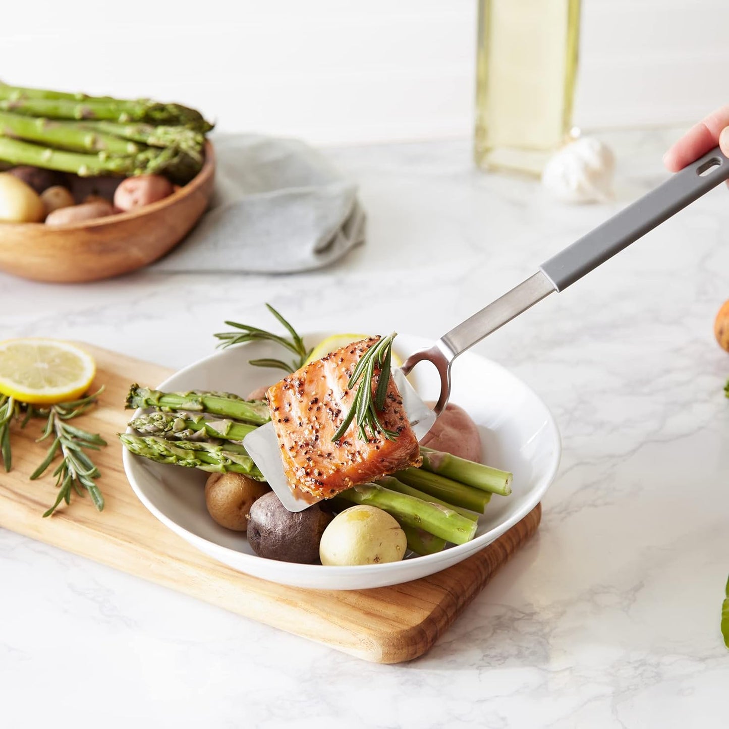 RSVP International Endurance Kitchen Tool Collection Flexible Stainless Steel, Dishwasher Safe, Spatula, Mini