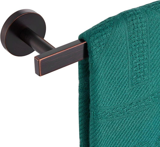 16 Inch Bathroom Towel Bar Bath Towel Rack Kitchen Towel Holder Towel Hanger Wall Mounted SUS304 Stainless Steel Oil Rubbed Bronze AN4001ORB-L16