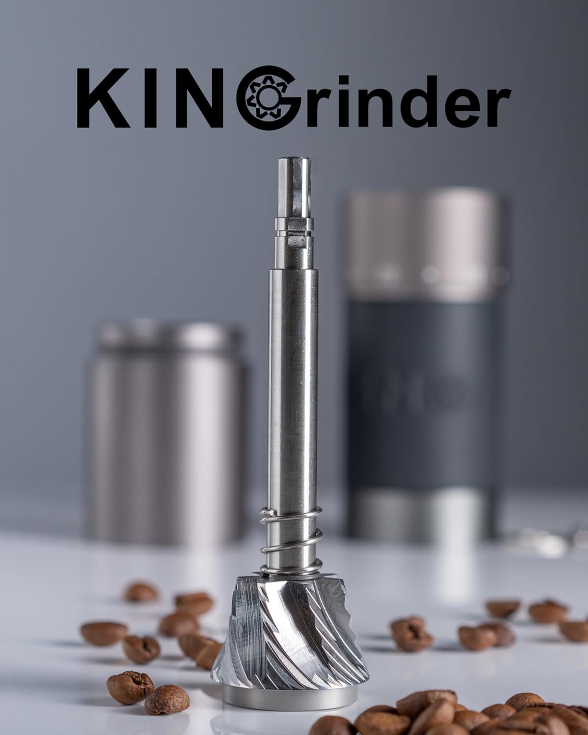 【Famous KOL Recommended】KINGrinder K6 Manual Hand Coffee Grinder with Straight Handle for French Press, Drip, Espresso with Assembly Consistency Stainless Steel Conical Burr Mill, 35g Capacity