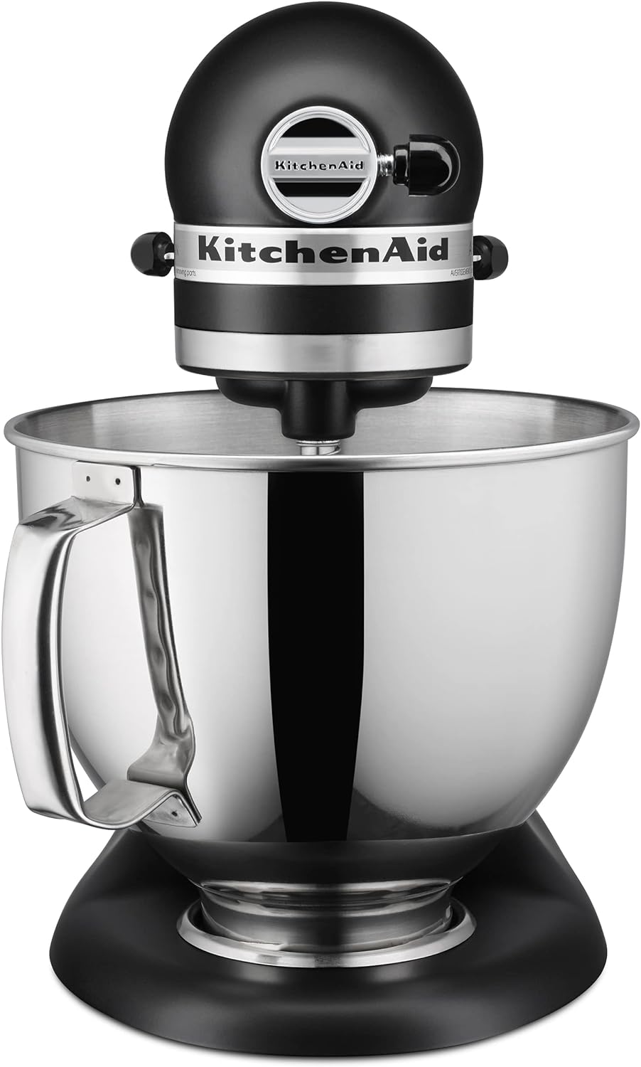 KitchenAid Artisan Series 5 Quart Tilt Head Stand Mixer with Pouring Shield KSM150PS, Matte Black