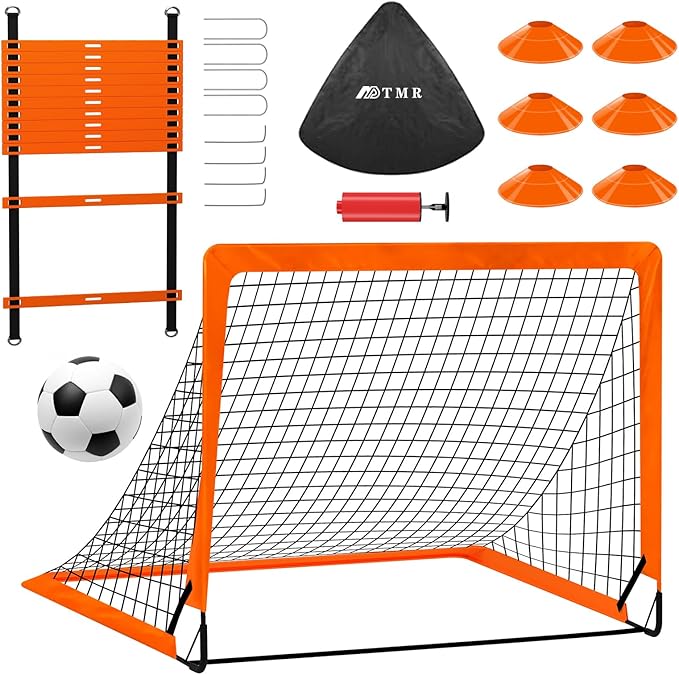 Kids Soccer Goals for Backyard Set 4x3 ft