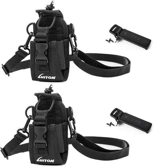 LUITON Radio Holder Walkie Talkie Pouch Molle Radio UV5R 888S 888S F8HP F8HP Kenwood H777 (2 (2 Pack)