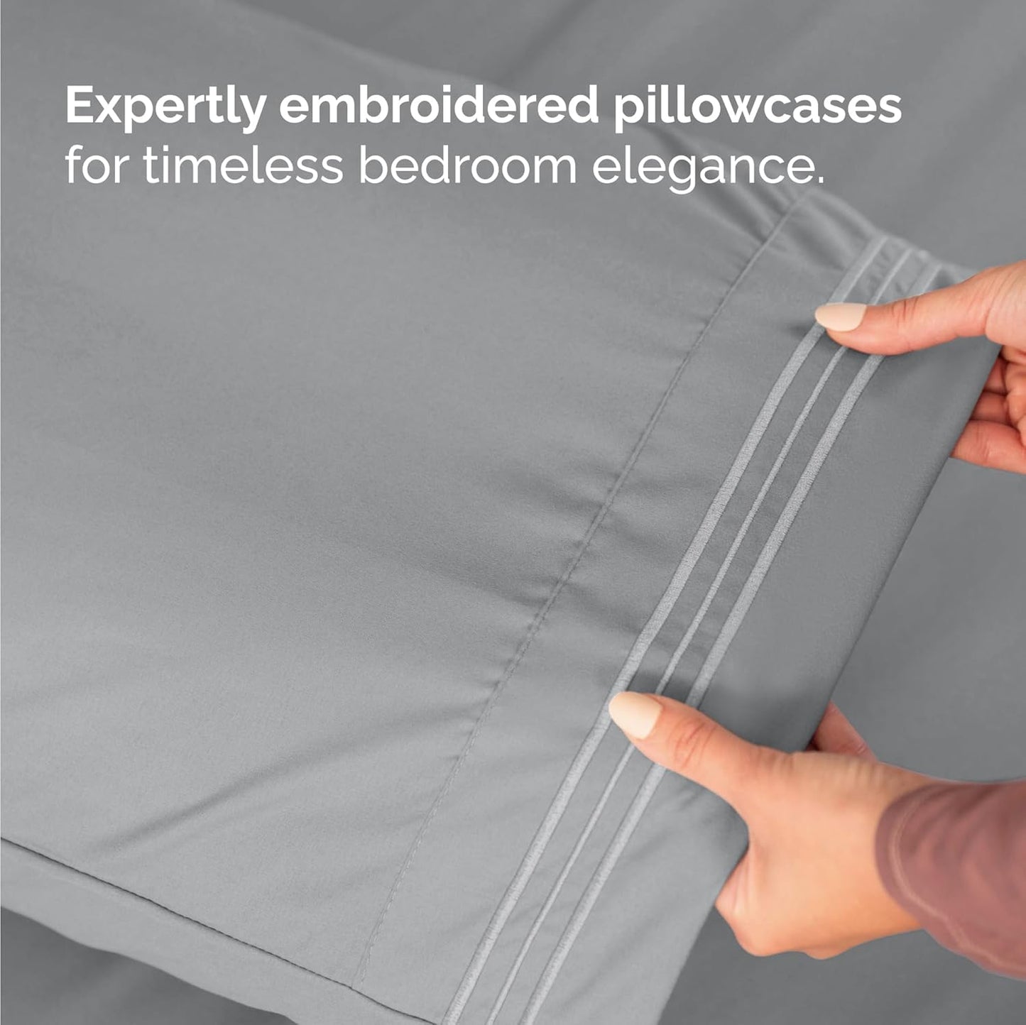 Twin Size 3 Piece Sheet Set - Comfy Breathable & Cooling Bed Sheets Set - Hotel Luxury Bedding for Women, Men, Kids, Teens, Boys & Girls - Deep Pockets, Soft and Wrinkle Free - Oeko-Tex - Steel Blue