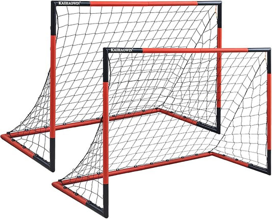 KAIHAOWIN Soccer Goal 3'x2.5' 6'x4'|8'x6'|10'x6.6'-Steel Frame