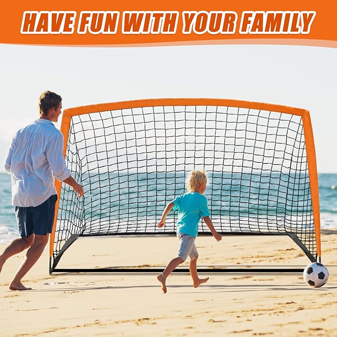 KTRIO Soccer Goal Soccer Net 6x4 ft