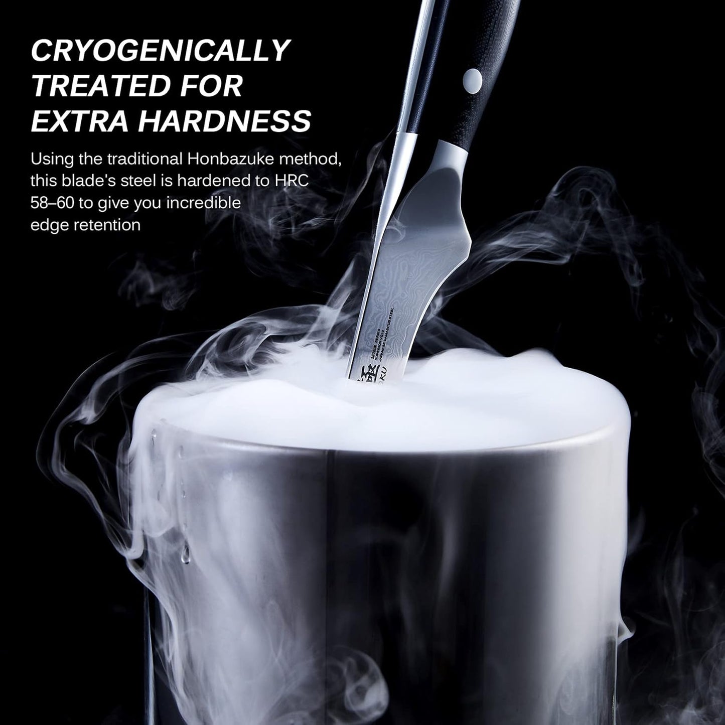 KYOKU Boning Knife - 7" - Shogun Series - Japanese VG10 Steel Core Forged Damascus Blade - with Sheath & Case