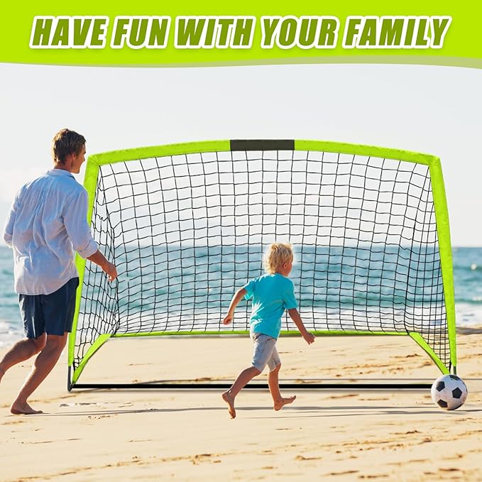 KTRIO Soccer Goal Soccer Net 6x4 ft
