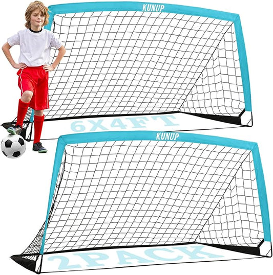 Kids Soccer Goals for Backyard 5×3, 6×4, 6×4, 9×5FT 9×5FT 2 2 Pieces