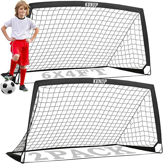 Kids Soccer Goals for Backyard 5×3, 6×4, 6×4, 9×5FT 9×5FT 2 2 Pieces