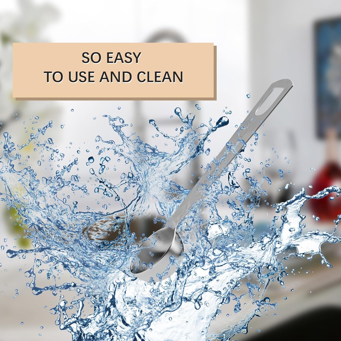 1PCS 3/4tsp (1/4tbsp, 1/8oz, 3.75ml) Single Measuring Spoon, Stainless Steel Individual Teaspoons Only