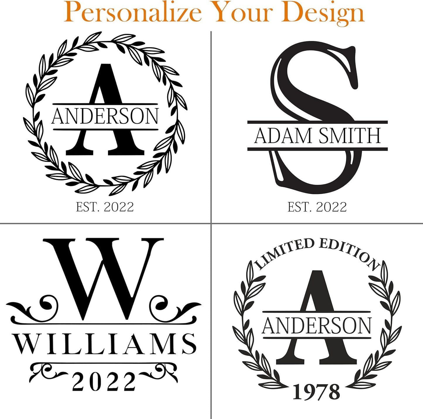 Personalized Whiskey Decanter and Stones Set - Customized Gift for Him - Men, Dad, Father - Engraved Classic Decanter, Glasses, 9 Granite Stones in Container, Coasters, Tongs in Wooden Gift Box